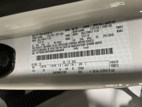 Used 2022 Ford F150 XL w/ Equipment Group 101A High image 28