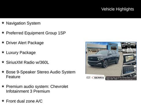 Certified 2023 Chevrolet Tahoe RST w/ Luxury Package AWD/4WD image 4