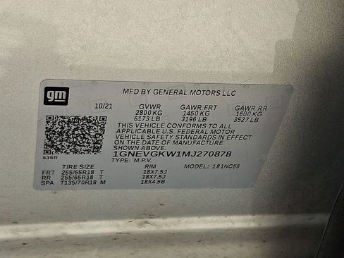 Used 2021 Chevrolet Traverse LT AWD/4WD image 26