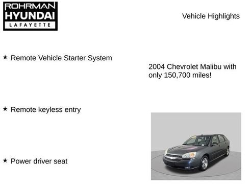 Used 2004 Chevrolet Malibu LT w/ Preferred Equipment Group FWD image 8