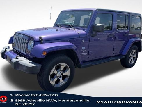 Used 2018 Jeep Wrangler Unlimited Sahara AWD/4WD image 1