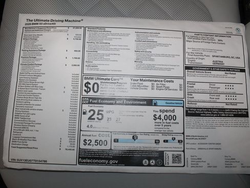 Certified 2026 BMW X5 sDrive40i w/ M Sport Package RWD image 20