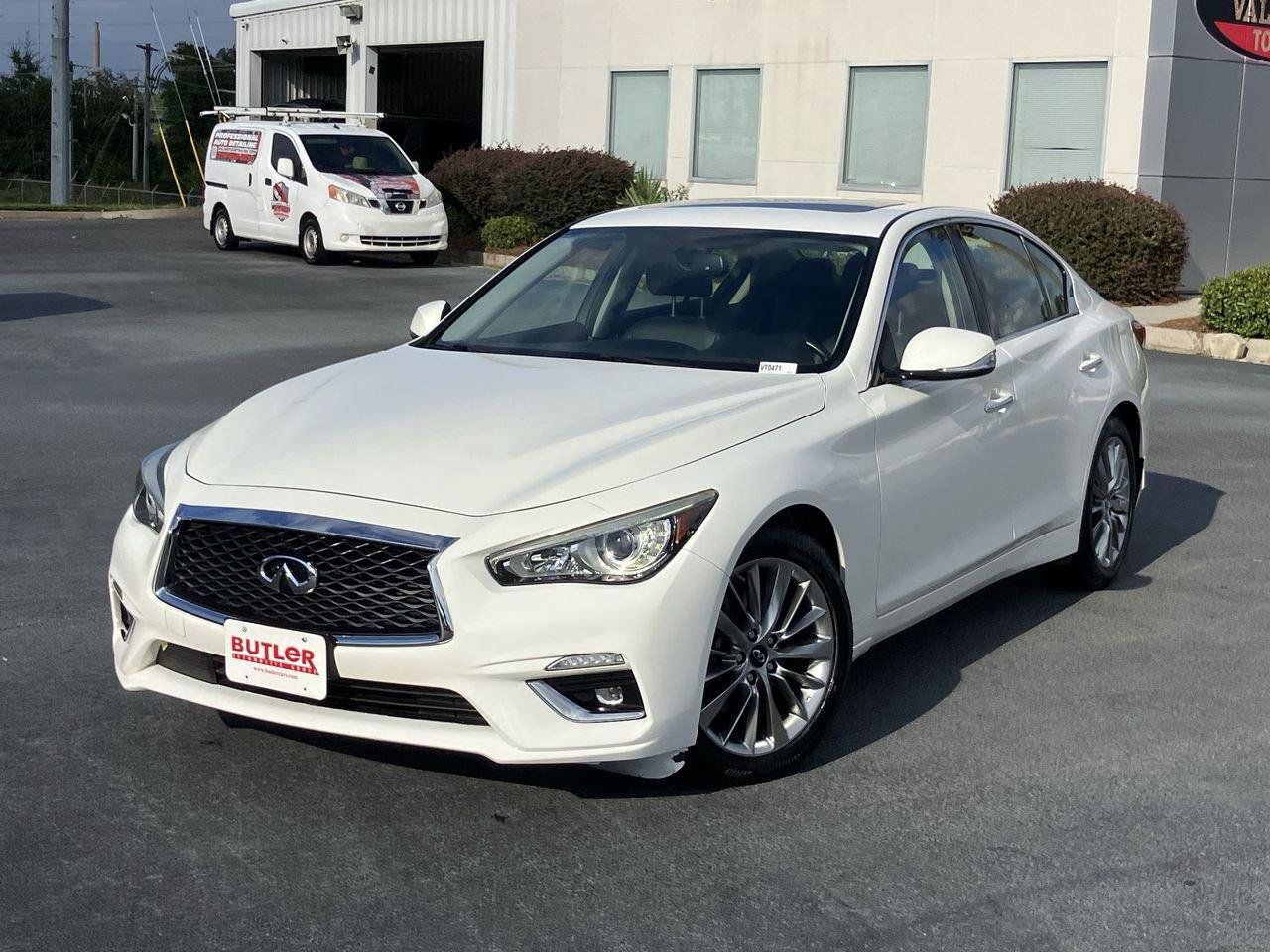 Used 2019 INFINITI Q50 Luxe w/ Essential Package (3.0T Luxe) AWD/4WD image 1