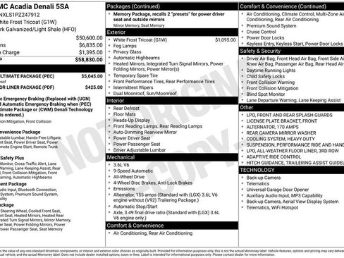 Used 2023 GMC Acadia Denali w/ Denali Ultimate Package image 4