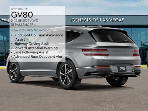 New 2026 Genesis GV80 2.5T Select AWD/4WD image 7