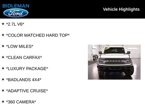 Used 2025 Ford Bronco Badlands AWD/4WD image 10
