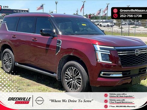 Certified 2025 Nissan Armada SL w/ Captain's Chari Seat Package RWD image 1