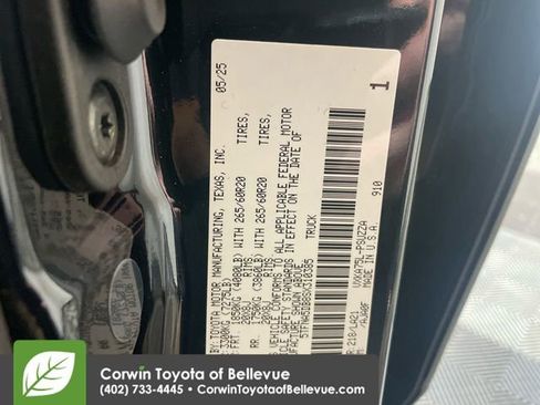 New 2025 Toyota Tundra Platinum image 26