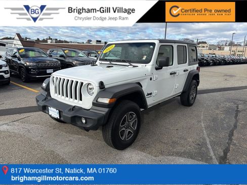 Certified 2022 Jeep Wrangler Unlimited Sport image 1