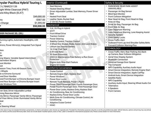 Used 2022 Chrysler Pacifica Touring-L FWD image 3