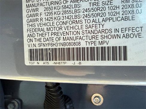 Used 2022 Honda Pilot Sport image 24