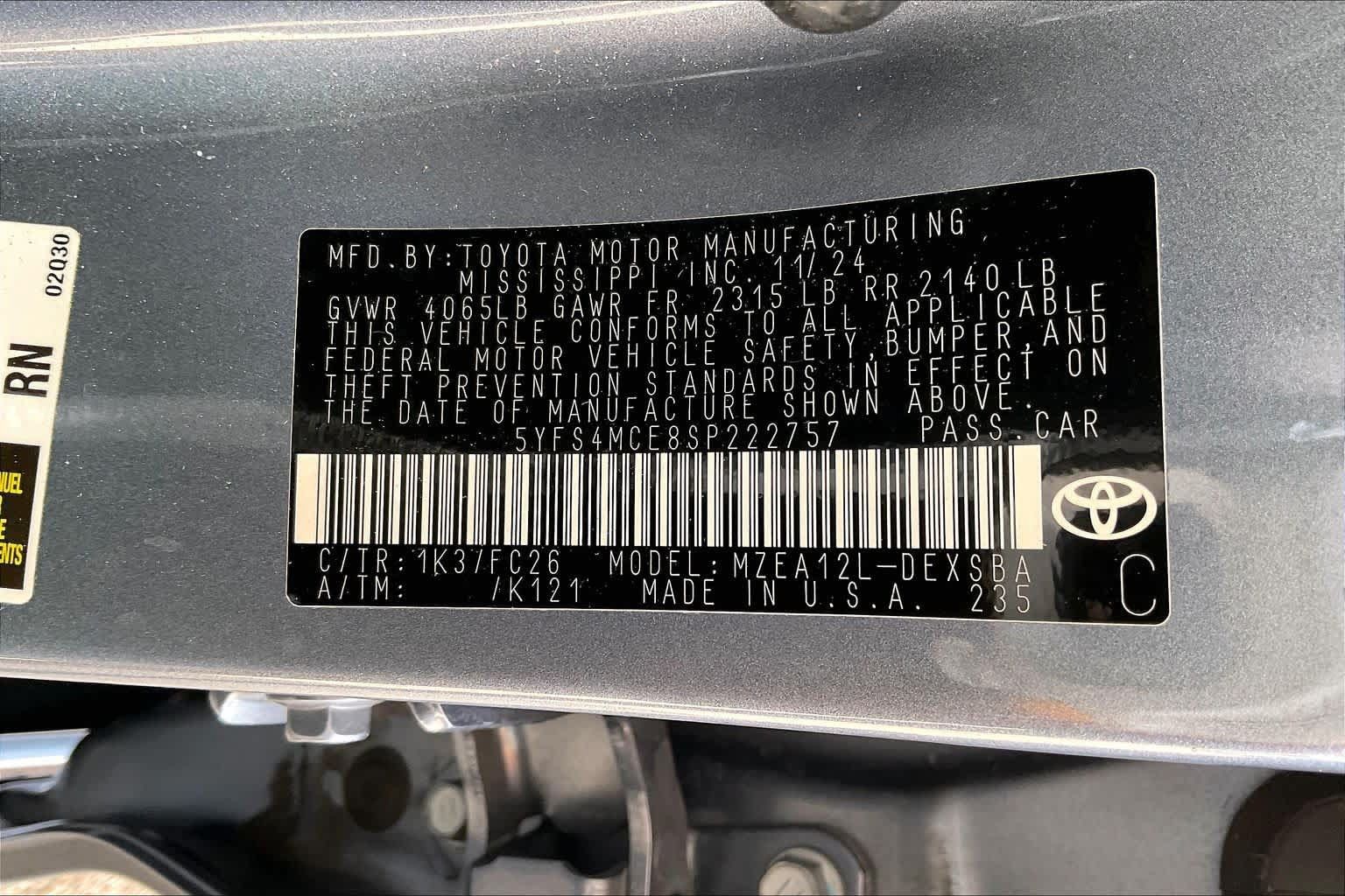 Used 2025 Toyota Corolla SE FWD image 34
