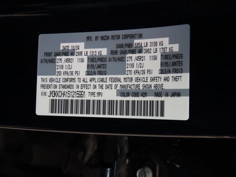 Certified 2025 MAZDA CX-90 Plug-In Hybrid w/Premium Sport image 46