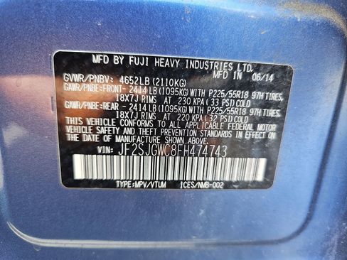 Used 2015 Subaru Forester 2.0XT Touring w/ Eyesight & Navigation System AWD/4WD image 16