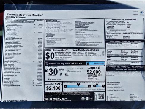 New 2026 BMW 230i Coupe w/ Premium Package image 17