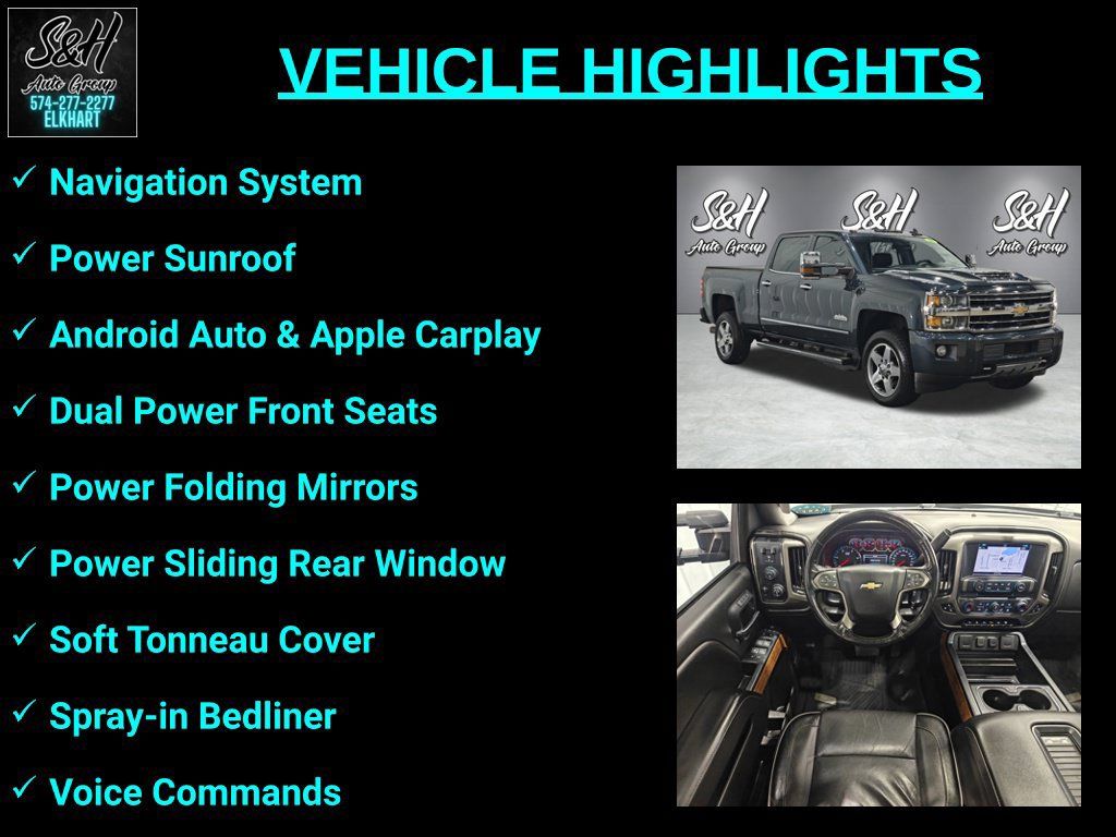 Used 2018 Chevrolet Silverado 2500 High Country w/ Duramax Plus Package AWD/4WD image 3