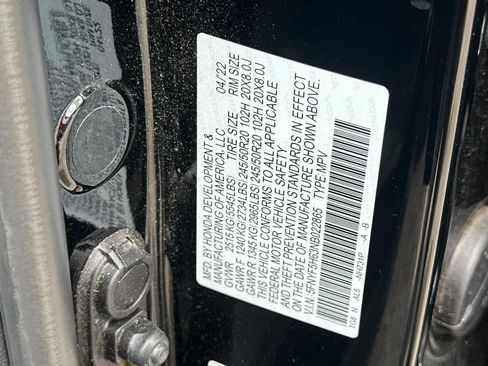 Used 2022 Honda Pilot Touring image 60