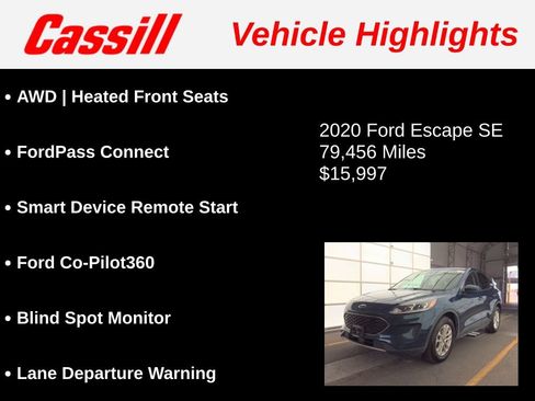 Used 2020 Ford Escape SE image 3