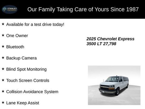 Used 2025 Chevrolet Express 3500 LT w/ LT Preferred Equipment Group RWD image 9