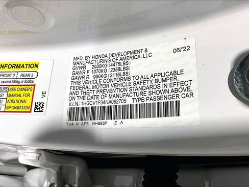 Used 2022 Honda Accord Sport image 37