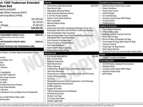 Used 2018 RAM 1500 Tradesman w/ Popular Equipment Group image 9