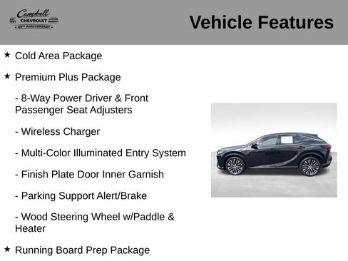 Used 2023 Lexus RX 350 Premium Plus w/ Cold Area Package AWD/4WD image 5