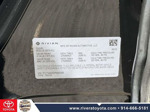 Used 2023 Rivian R1T Adventure AWD/4WD image 25
