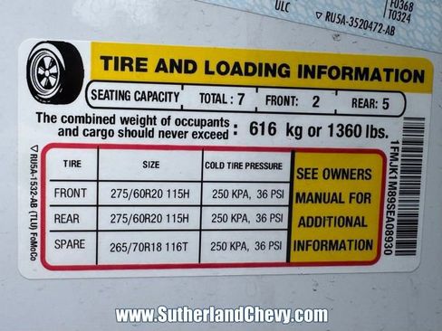 Used 2025 Ford Expedition Max Platinum AWD/4WD image 62