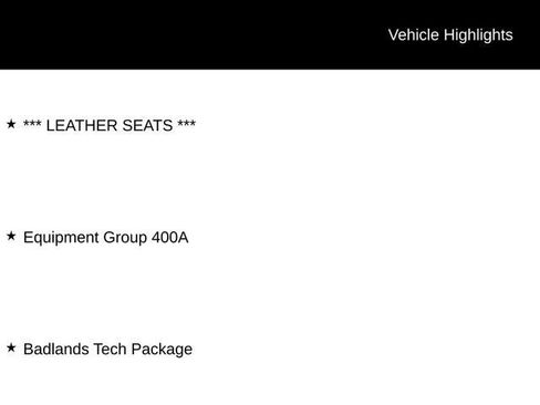 New 2025 Ford Bronco Sport Badlands w/ Badlands Tech Package image 38