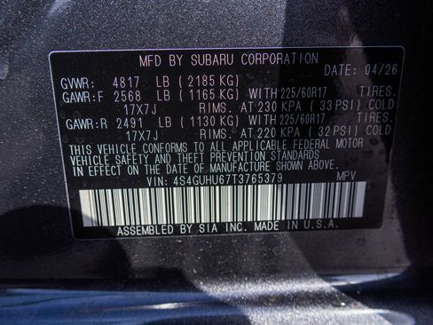 New 2026 Subaru Crosstrek 2.5i Wilderness AWD/4WD image 46
