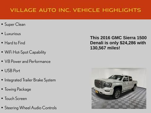 Used 2016 GMC Sierra 1500 Denali w/ Denali Ultimate Package AWD/4WD image 7
