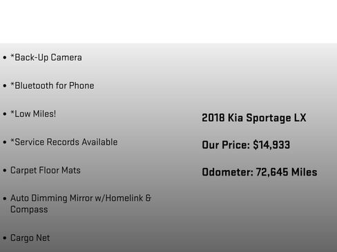 Used 2018 Kia Sportage LX FWD image 6