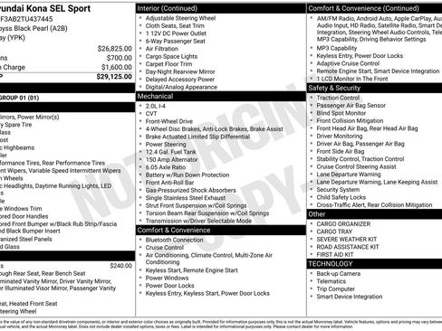 New 2026 Hyundai Kona SEL Sport FWD image 4
