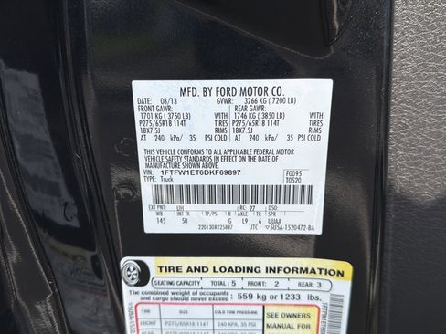 Used 2013 Ford F150 FX4 w/ Luxury Equipment Group image 34