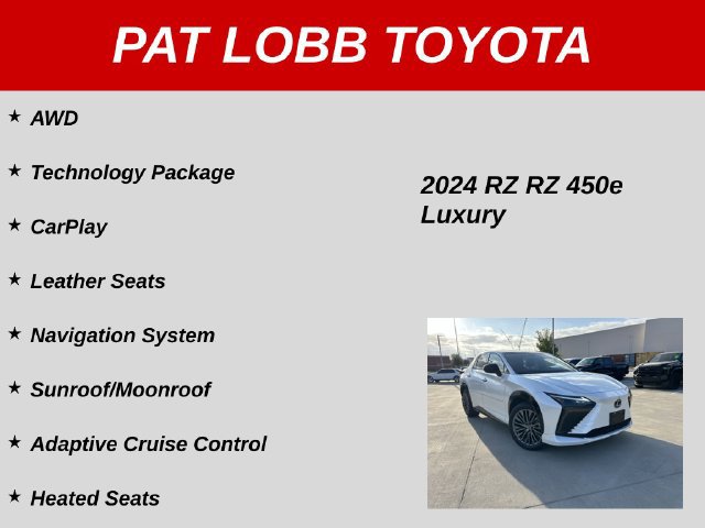 Used 2024 Lexus RZ 450e Premium w/ Accessory Package (2T) AWD/4WD image 30