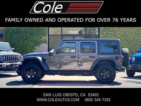 Used 2025 Jeep Wrangler Unlimited Sport S 4xe AWD/4WD image 1