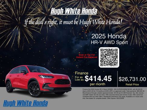 Used 2025 Honda HR-V Sport image 3