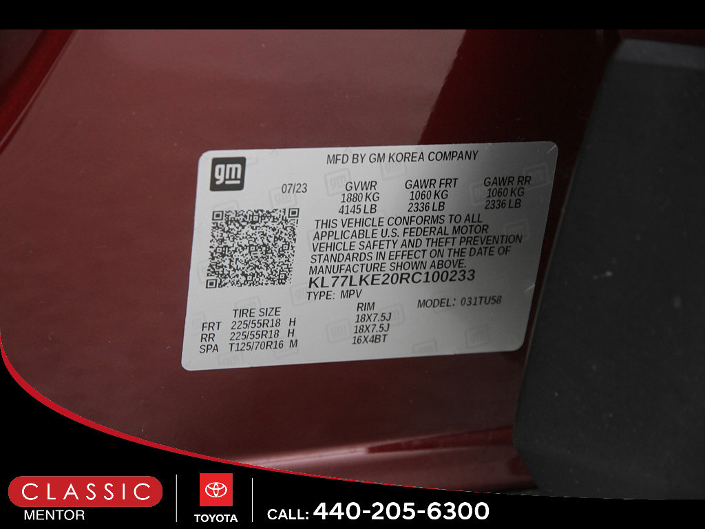 Used 2024 Chevrolet Trax ACTIV w/ Sunroof Package FWD image 22