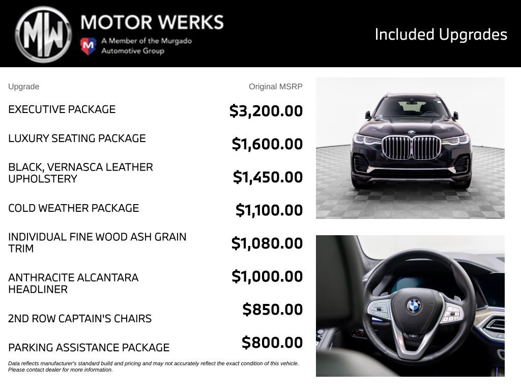 Used 2022 BMW X7 xDrive40i w/ Executive Package AWD/4WD image 4