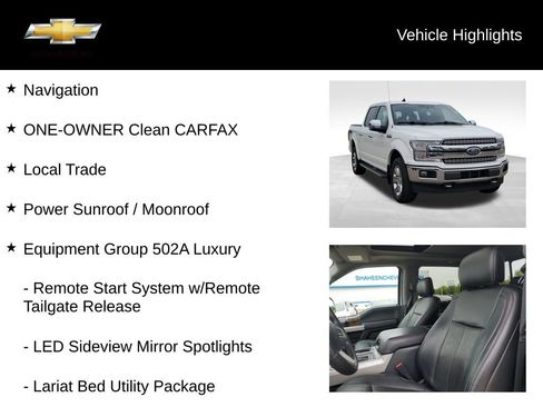 Used 2020 Ford F150 Lariat w/ Equipment Group 502A Luxury AWD/4WD image 19