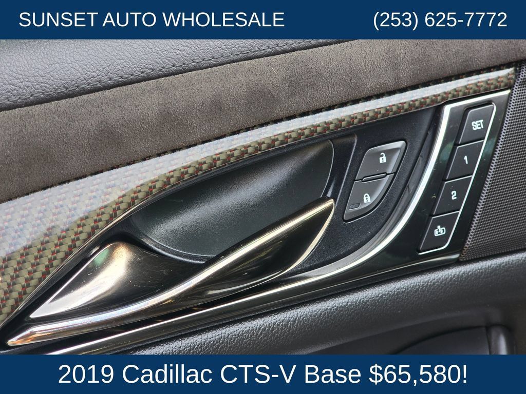 Used 2019 Cadillac CTS V w/ Carbon Fiber Package RWD image 23