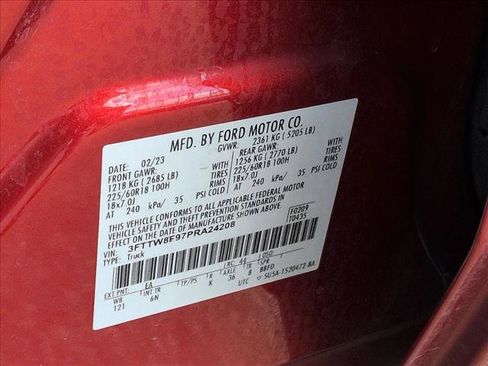 Used 2023 Ford Maverick Lariat w/ Equipment Group 500A Standard image 24