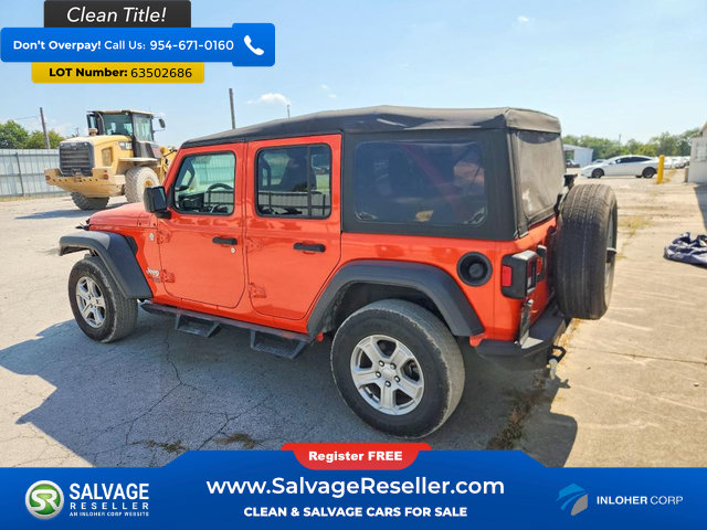 Used 2019 Jeep Wrangler Unlimited Sport S AWD/4WD image 3