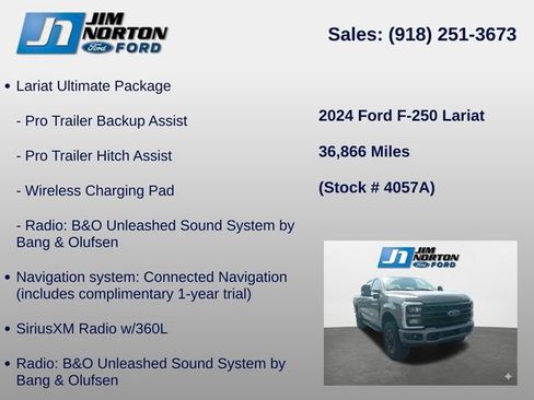 Used 2024 Ford F250 Lariat w/ Lariat Ultimate Package AWD/4WD image 15