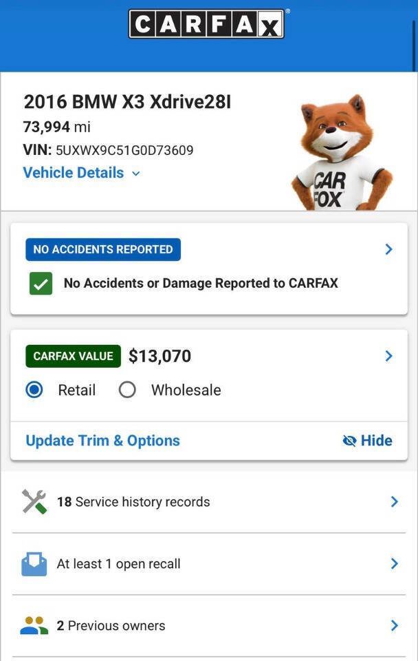 Used 2016 BMW X3 xDrive28i AWD/4WD image 25