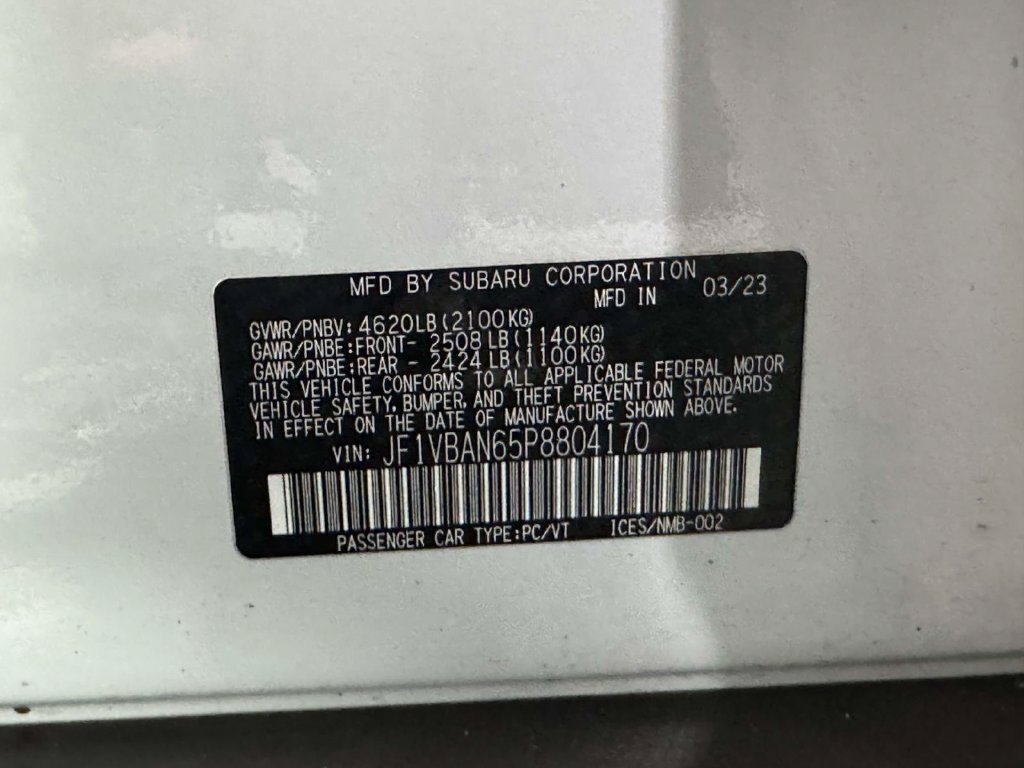 Used 2023 Subaru WRX Limited AWD/4WD image 31