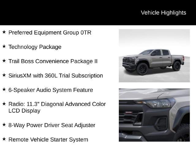 New 2026 Chevrolet Colorado Trail Boss AWD/4WD image 27