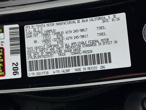 New 2026 Toyota Tacoma SR5 AWD/4WD image 31