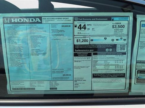 New 2025 Honda Accord Sport image 20