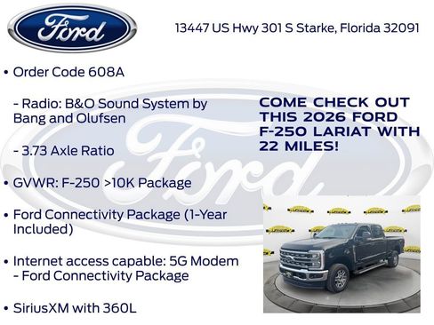 New 2026 Ford F250 Lariat AWD/4WD image 20